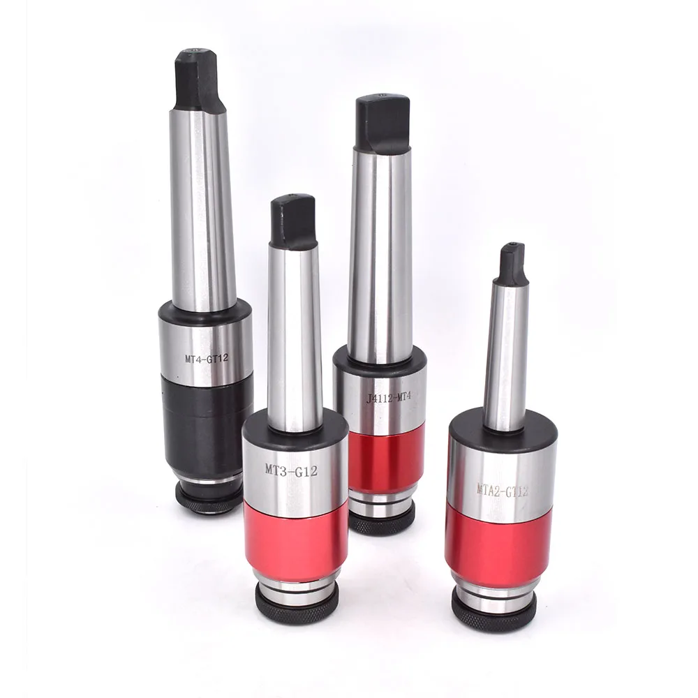 1SET MT2 MT3 MT4 GT12 Taps Collet Chuck Tapping Telescopic Handle+5pcs ISO JIS M4 M5 M6 M10 M12 Torque Overload Protection