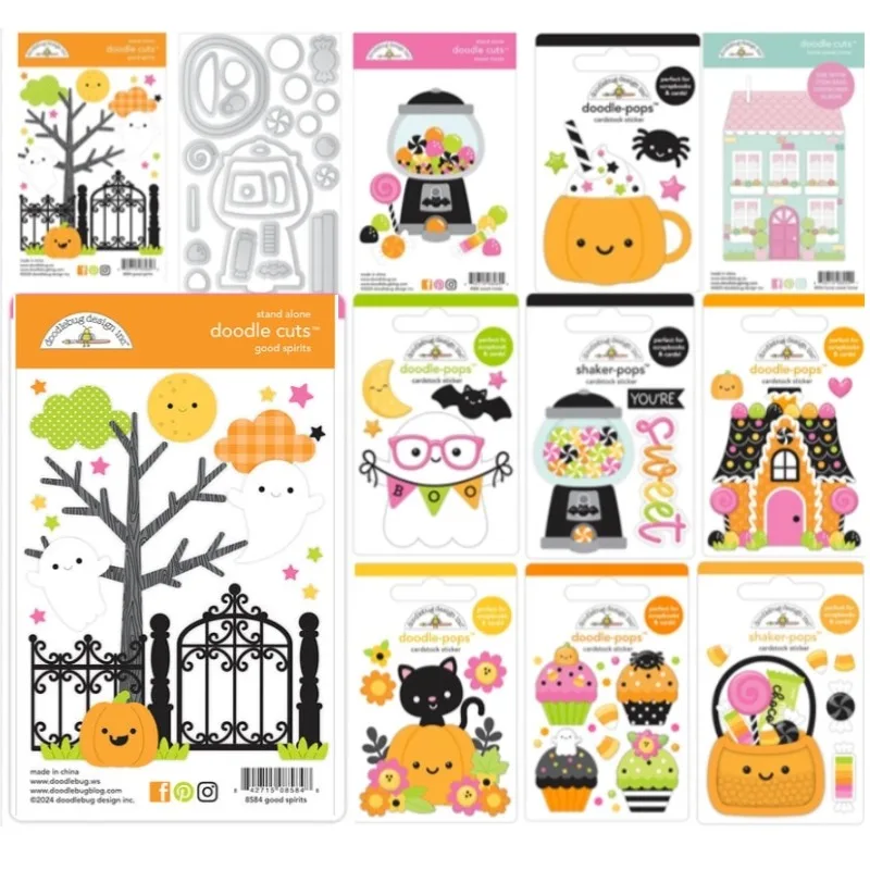 Halloween Trick Pumpkin Candy Cakes Shaker Cutting Die Hot Foil Scrapbooking Diary Decorate Embossing Template Diy Greeting Card