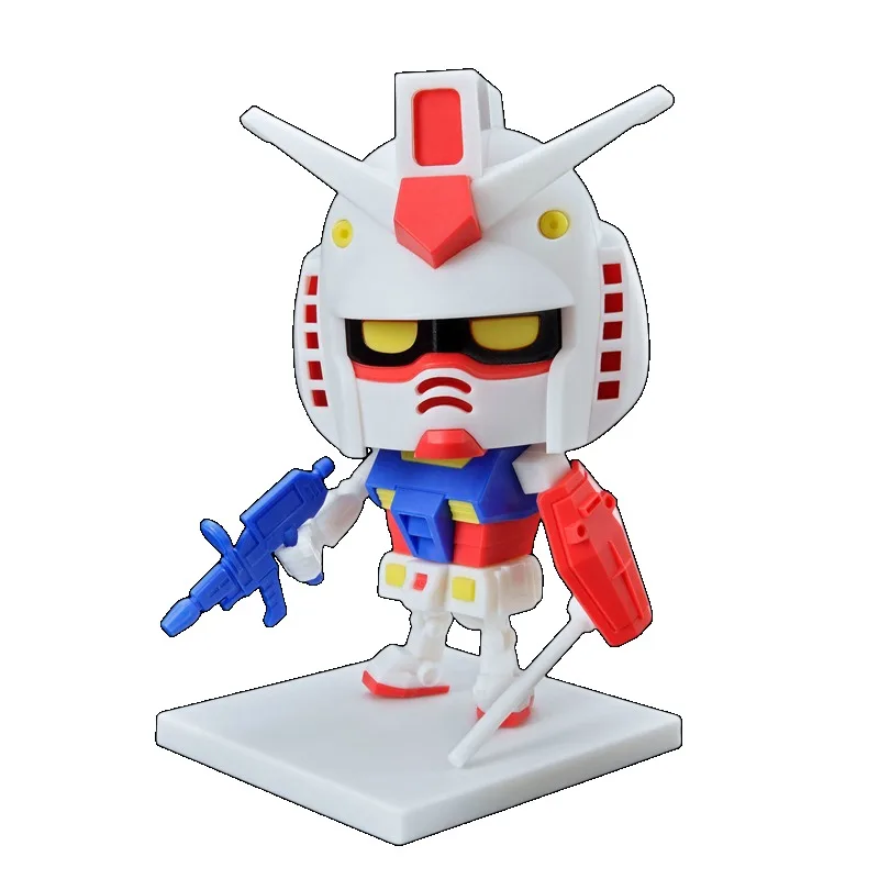 شحن سريع بانداي أنيمي GUNPLA-KUN ZAKUPLA-KUN CHARZAKU-KUN DX SET [7-ELEVEN] GUNDAM لعبة مجسمة أصلية لشخصية الحركة للأطفال