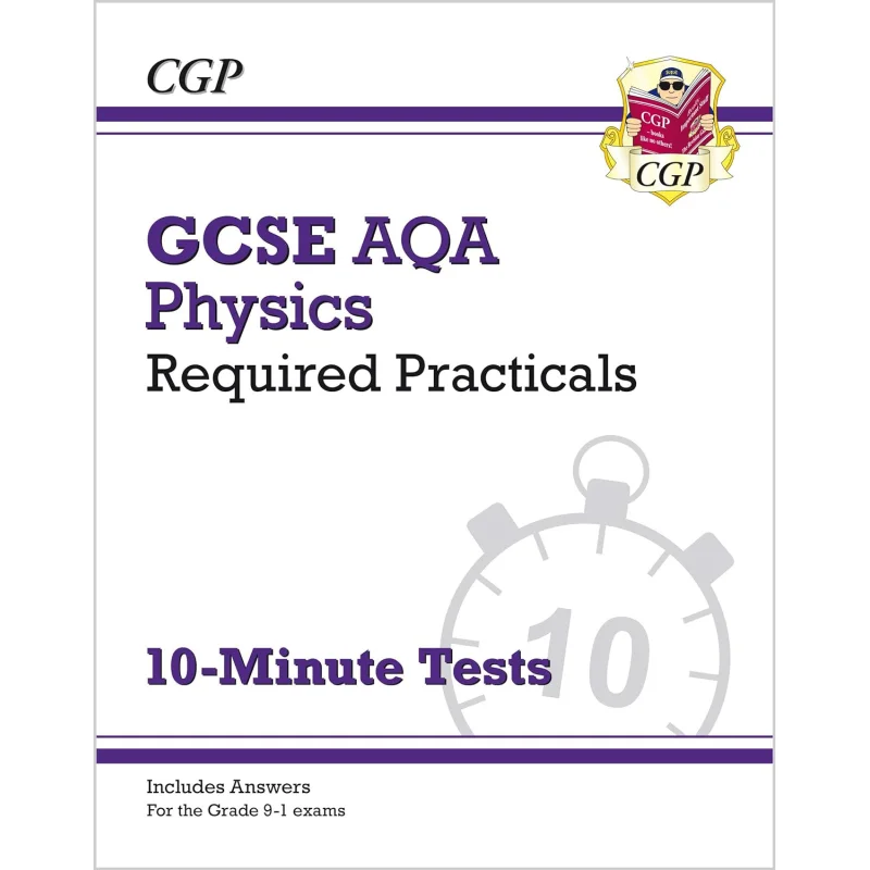 

GCSE Physics AQA Требуется практикует 10-минутные испытания В комплект входят книги CGP Координационная группа Публикации 9781789085129