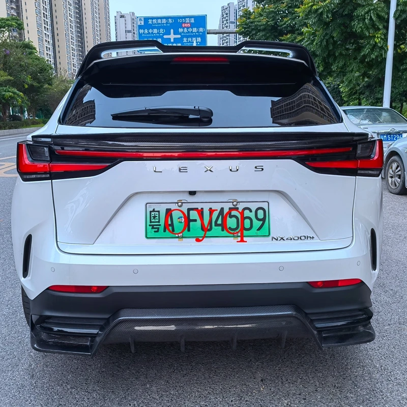 For LEXUS NX200 NX200t NX300h  2022+high quality Carbon Fiber rear boot Wing Spoiler Rear Roof Spoiler Wing Trunk Lip Boot Cover