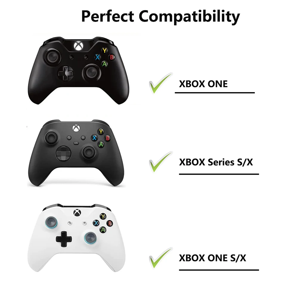 استبدال Thumbsticks لسلسلة Xbox X/S، وحدة تحكم Xbox One S/X أجزاء عصا التحكم التناظرية طقم تصليح الملحقات