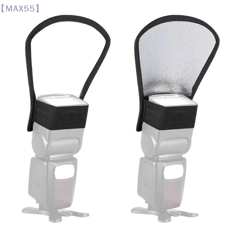 【MAX-55】1/3 pçs universal softbox flash bounce refletor difusor softbox acessórios da câmera prata branco para câmera photo studio