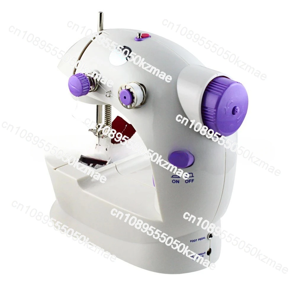 

IN STOCK HOT SELL202 Electric Desktop Mini Home Sewing Machine Miniature Bicycle Clothes Eat Thick Multifunctional Manual Sewing