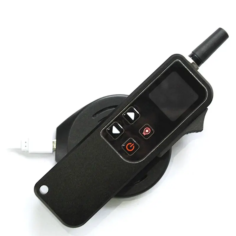 ABKN W8 2.4G Waterproof Electric Surfboard Remote Control Wireless Charging OLED Screen Voltage Feedback IP67