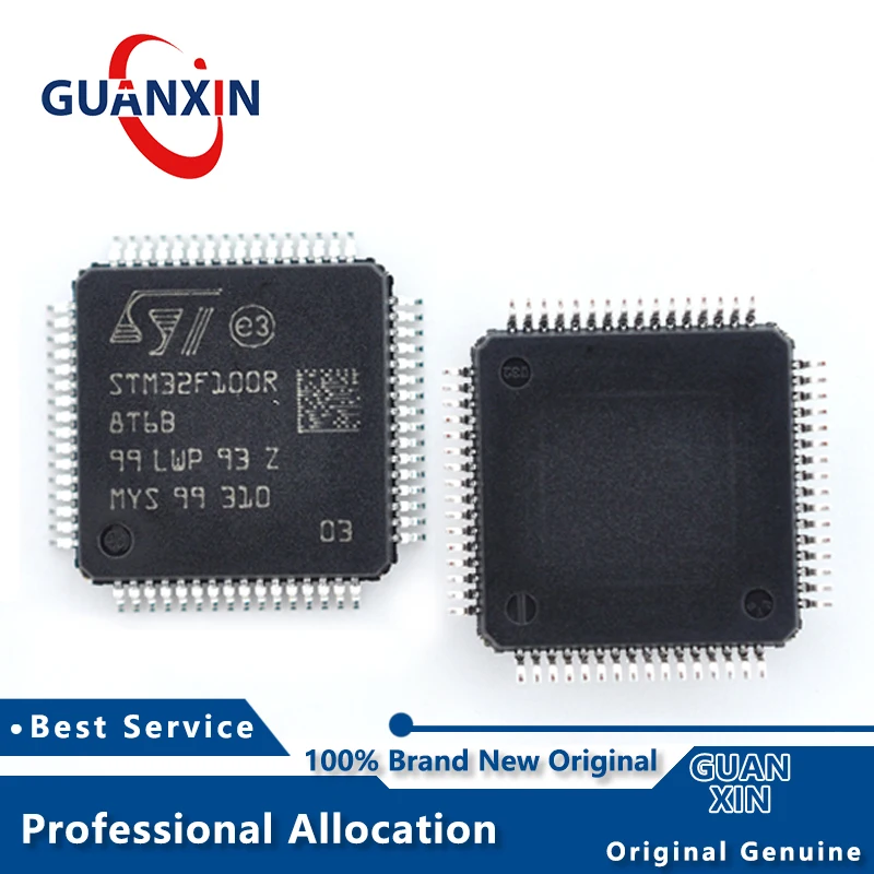 100% New STM32H7A3RIT6 STM32L010R8T6 STM32L010RBT6 STM32L010RBT6 STM32L051R6T6 STM32L051R8T6 LQFP-64