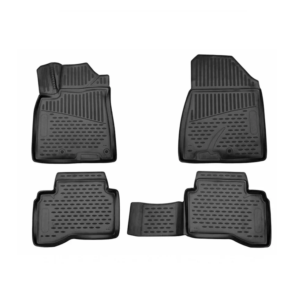 Floor Mats Liner for Kia Niro 2017-2021 Plug-in Hybrid TPE All-Weather 4x