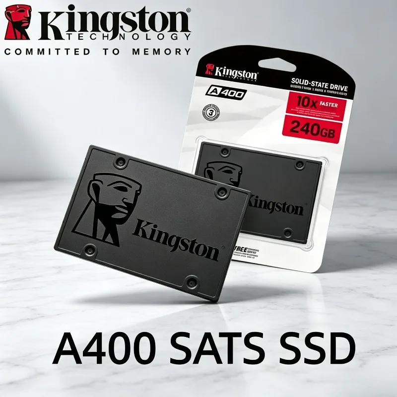 Kingston SSD Internal Hard Disk 2.5 Inch 120GB To 960GB SSD Kingston A400 New Shock Resistant Durable SATA III Interface SSD