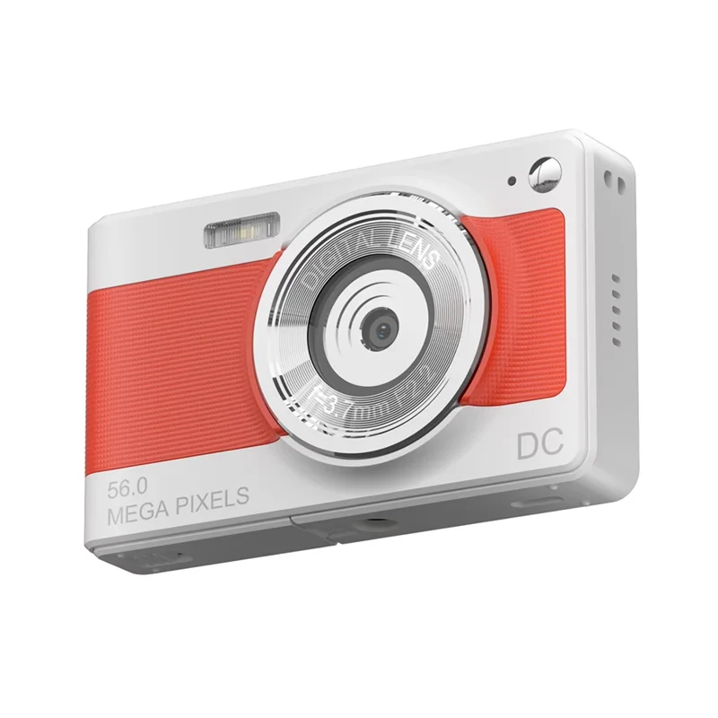 1080P デジタルビデオカメラ Protable デジタルカメラ 56MP 2.8 インチ IPS スクリーンデジタルズームカメラギフト Forkids ティーンズオレンジ