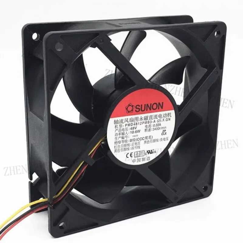 Y FOR  SUNON PMD4812PMB3-A (2). GN 48V 12038 3-line ball cooling fan