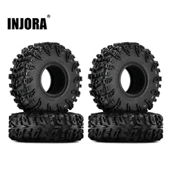 INJORA-Pneus de roue de terrain de boue, 120x42mm, 1.9 pouces, pour voiture inoler 1/10 RC (Tbane)