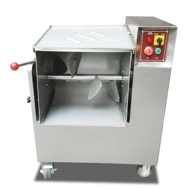 130L Electric Stuffing Vegetable/Meat Mixer Machine Sausage Meat Filling Mixer Minced Meat Blending Meat Paddle Mixing Machine