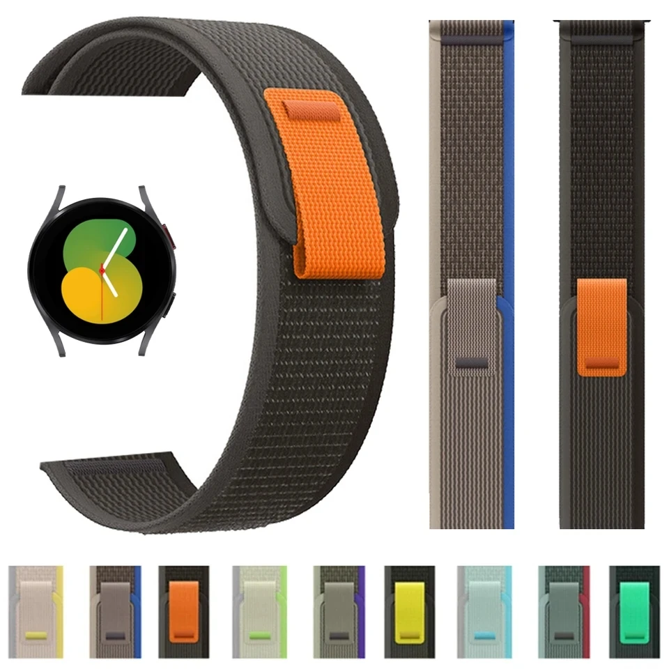 

Ремешок Trail Loop для Samsung Galaxy Watch 5 Pro, браслет для наручных часов 4 44 мм 40 мм/Classic 46 мм 42 мм Active2, 20 22 мм
