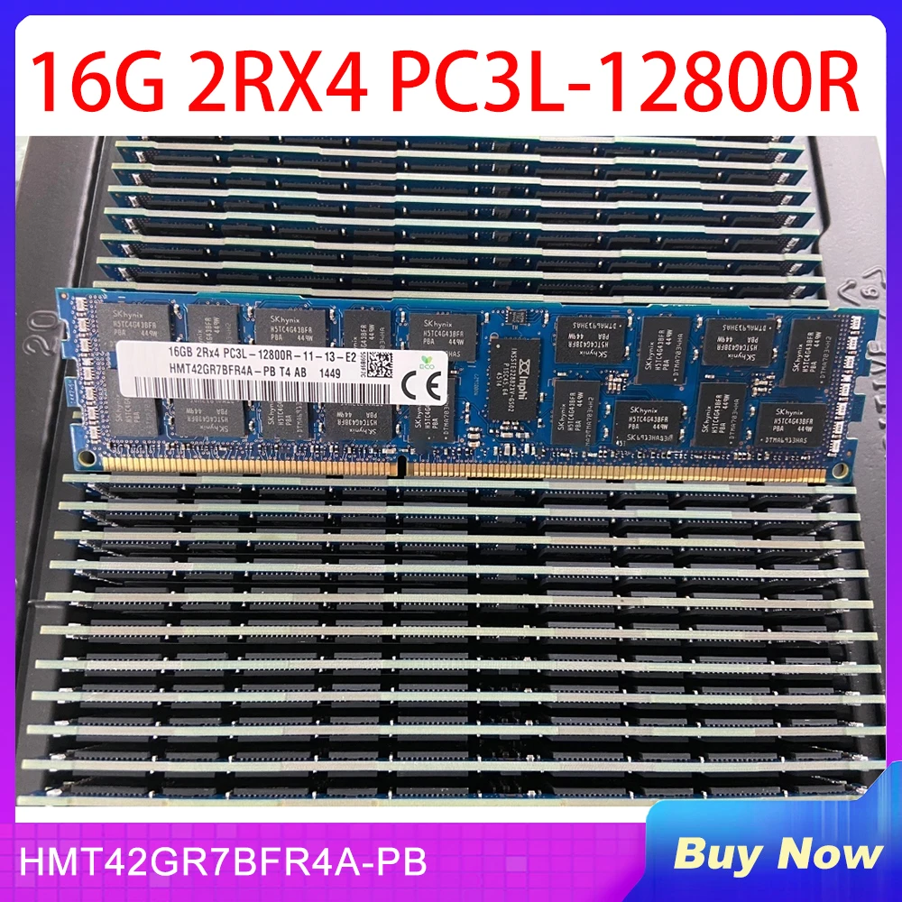 

1 шт. серверная память для SK Hynix RAM 16 ГБ 16G 2RX4 PC3L-12800R HMT42GR7BFR4A-PB