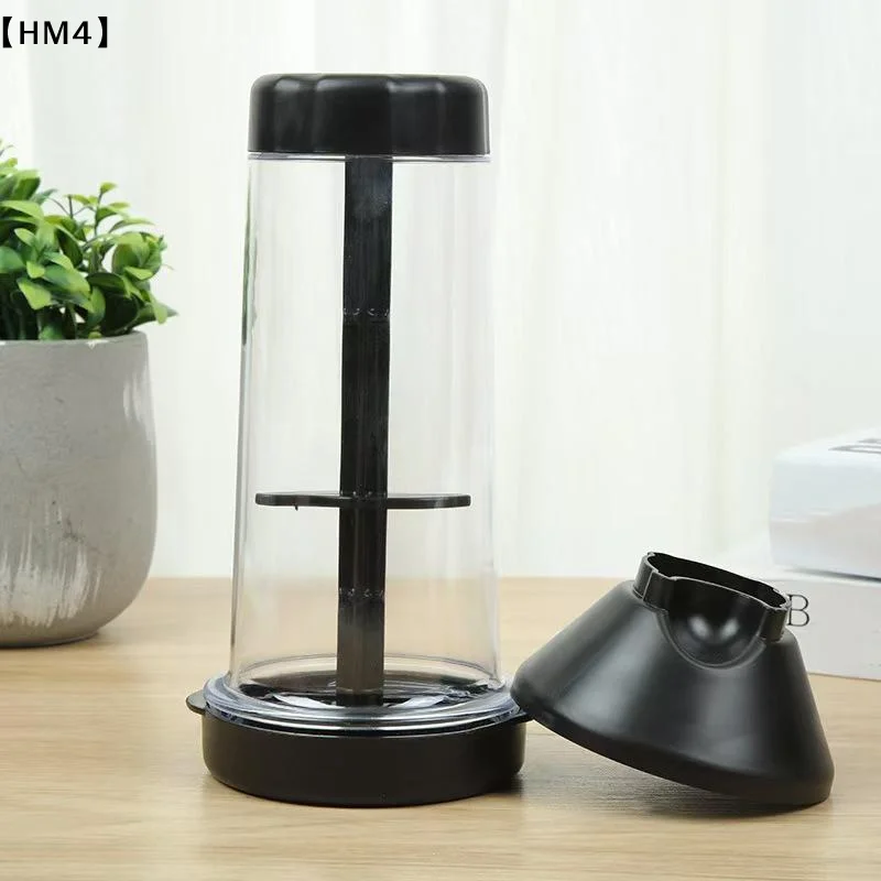 Rotating Flour Sieve Cup Hand-Held Semi-Automatic Flour Mixer Household Baking Tools Plastic Flour Sieve Kitchen Gadget〔HM4〕