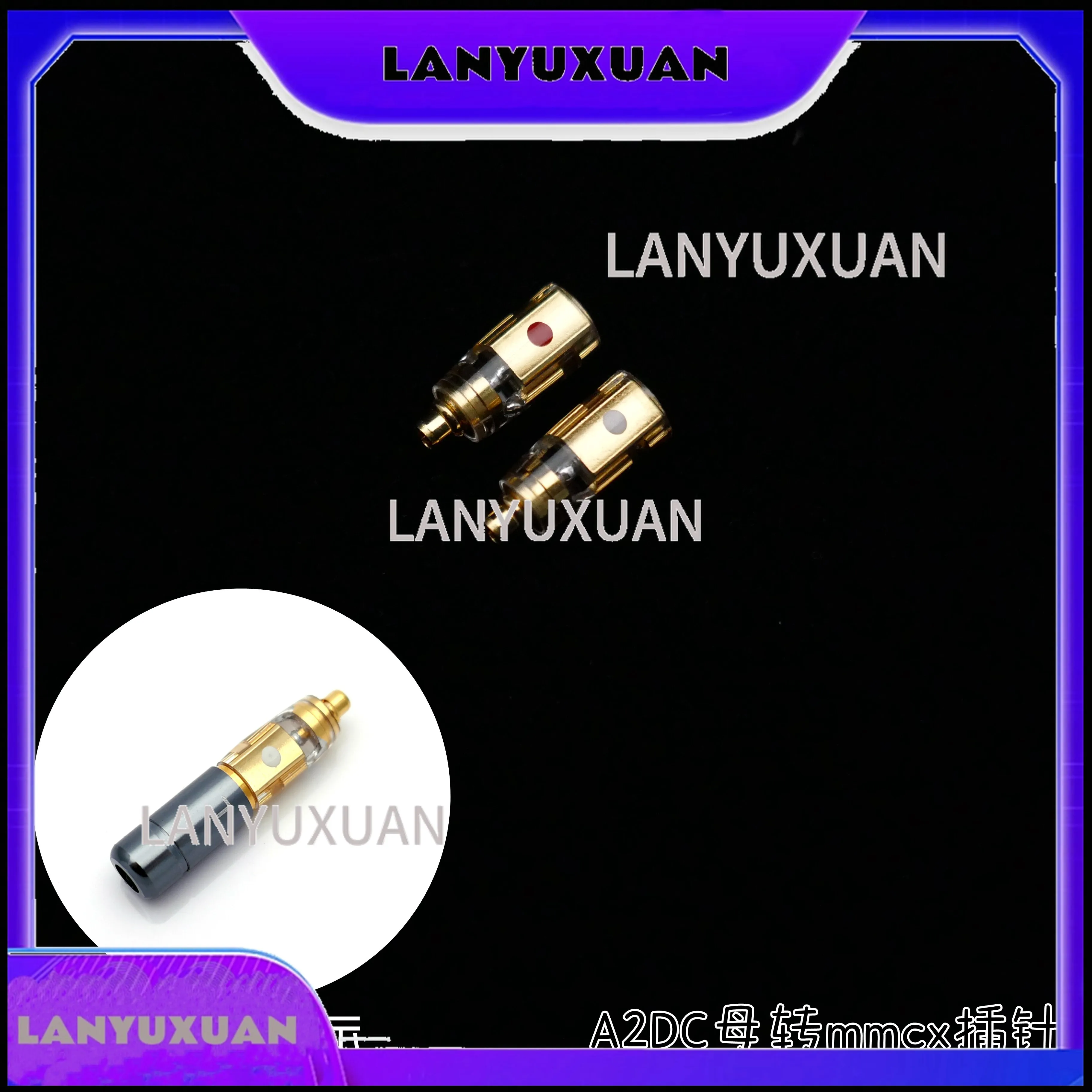 

2026 A2DC to mmcx0.78 QDC Senhai IE80/80S/IE900/600/500PRO FitEar adapter