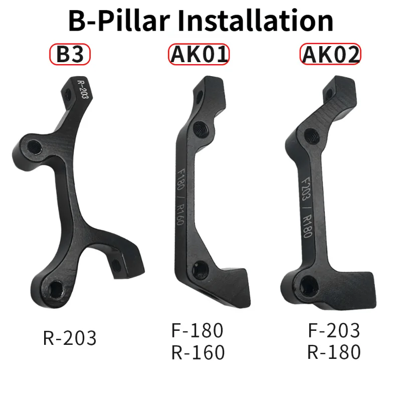 MTB Bike Disc Brake Converter Ultralight Bracket IS PM AB To PM A Disc Brake Mount Adapter For 160/180/203MM Rotor