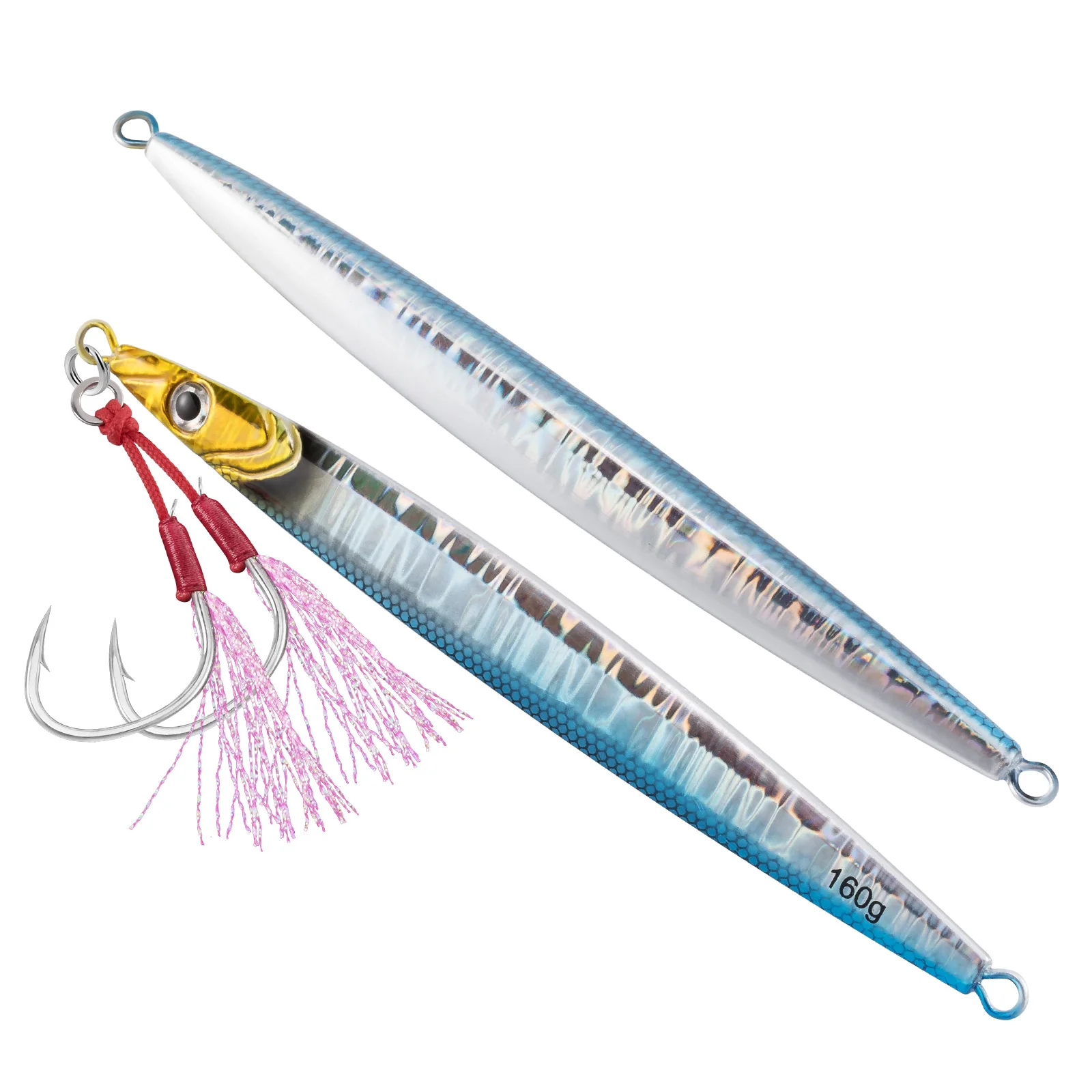 gabarito de metal vertical para pesca alta velocidade jigging spoon lure rapido afundamento passo lento trolling fundicao longa pesca maritima agua salgada 01