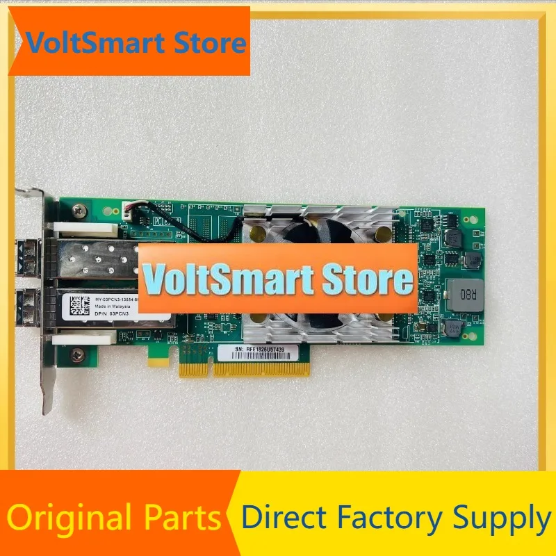 VoltSParts For QLE2662L- 16G Dual Port HBA Fiber Card 1KK8W 1RVGG 9J1RG 03PCN3