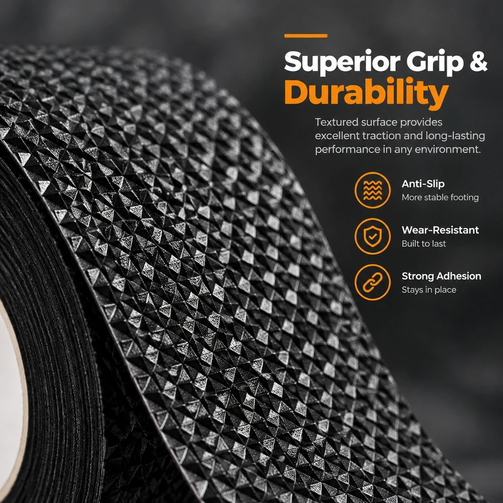 Adhesive Shoe Sole Protector 1 Roll Diamond Pattern Anti Slip Tape for Sneakers Leather Boots Christmas Stocking Stuffer