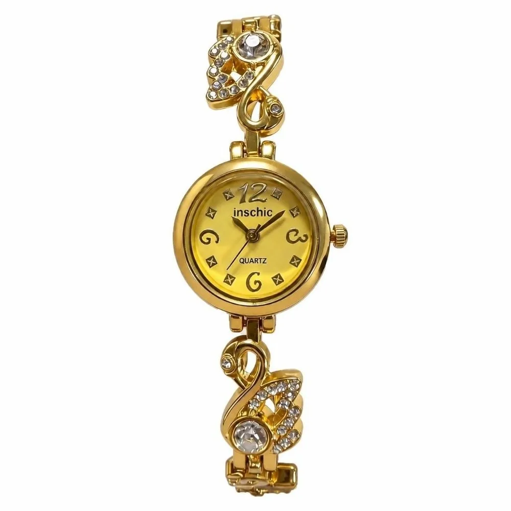 Luxury Small Dial Women Watch Round Bracelet Alloy Bracelet Watch Ladies Wristwatch Ladies Wear