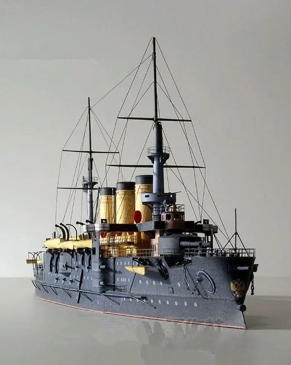 Scale 1:250 Czarist Russia Battleship Oslabya 3D Paper Craft Model Ship PAPER MODEL KIT Puzzles Handmade Toy DIY