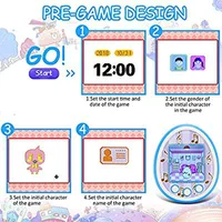 Tamagotchi Virtual Network Electronic Pet Machine HD Colour Screen Game Machine Children Handheld Game Machine Christmas Gift 4