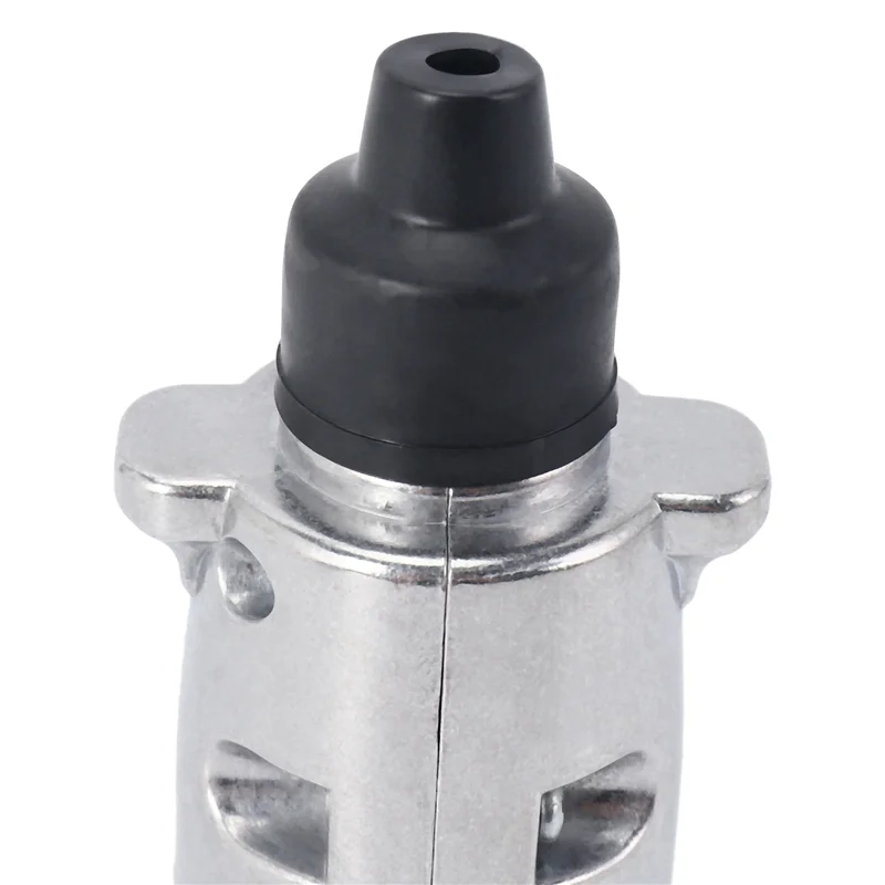 

40X аксессуары для прицепа - 7-контактная вилка для прицепа, розетки для автодомов, 12 В, буксировочный крюк, 7-контактные металлические разъемы для прицепа