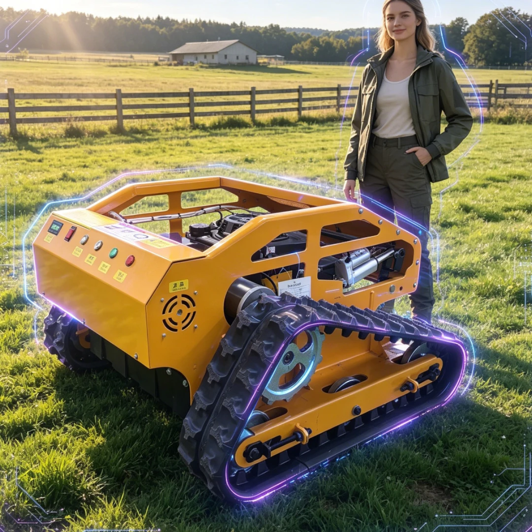 Customized Remote Control Lawn Mower Multifunctional All Terrain CE EPA Certified Cutting Width 80-100CM New Model