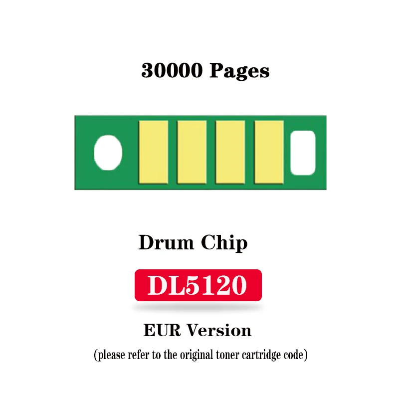 DL-5120 Durm Chip and TL-5120/TL-5120H/TL-5120X Toner Chip for Pantum BP5100DN/BP5100DW/BM5100ADN/BM5100ADW/BM5100FDN/BM5100FDW