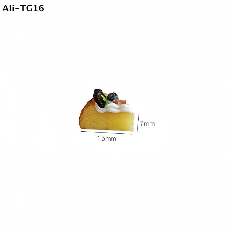 【TG16】1Pc 1/12 Dollhouse Miniature Accessories Simulation Cake Bread Dessert Food Toy for Children Dollhouse Decoration Randomly