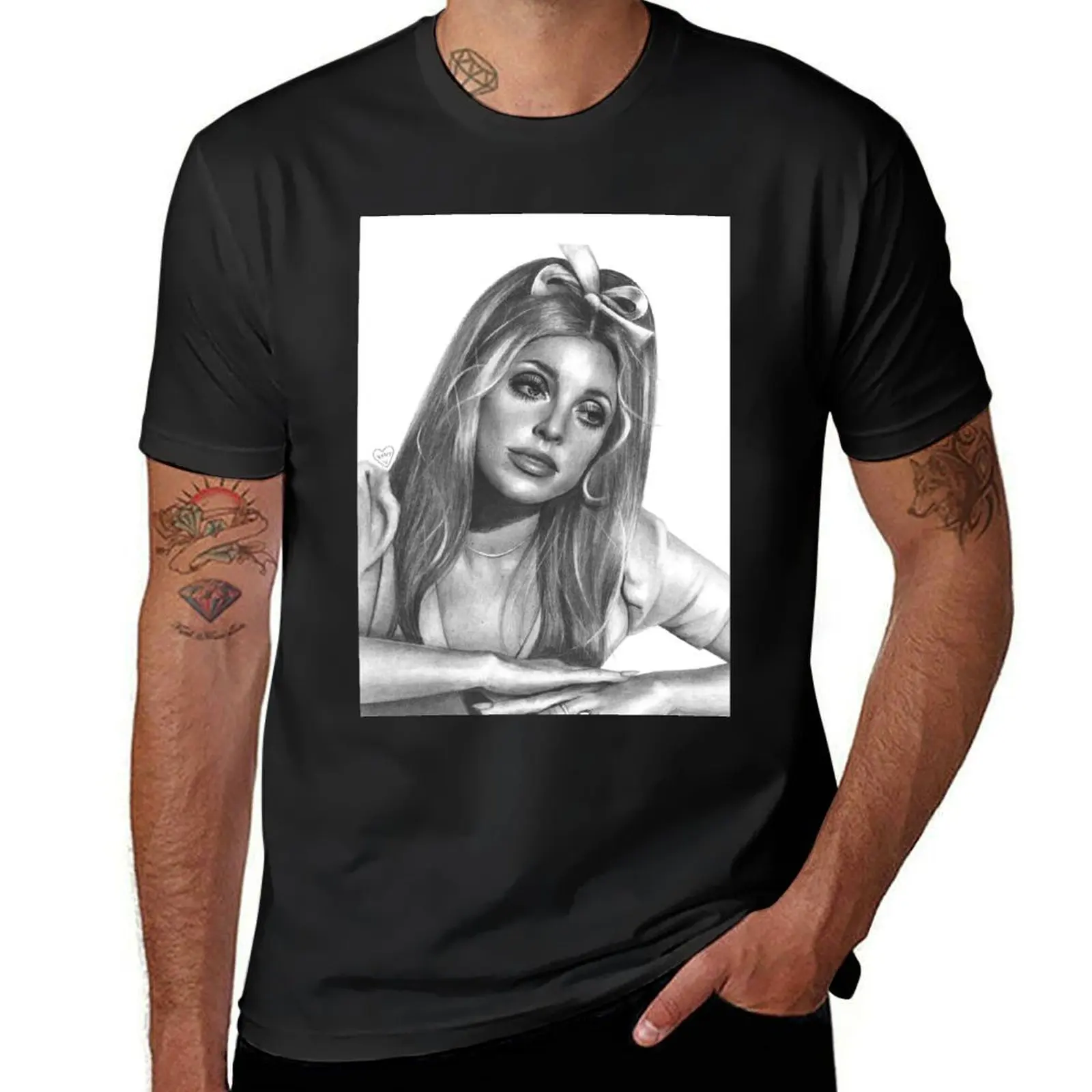 

Sharon Tate T-Shirt korean fashion kawaii clothes slim fit t shirts for men