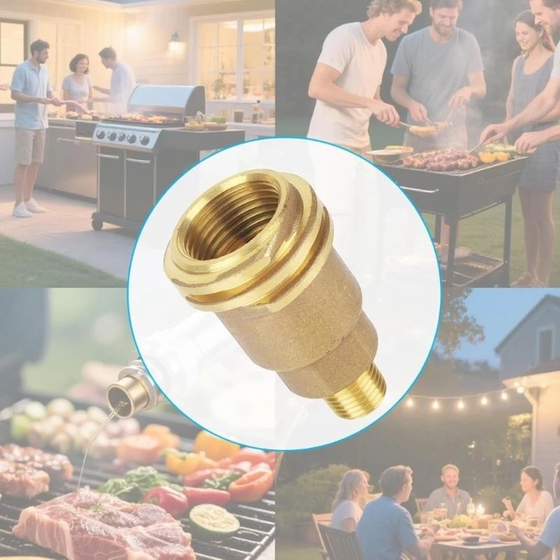  Industrial Brass Gas Hose Fitting Quick Attaches Designs Adapter for Fuels Systems