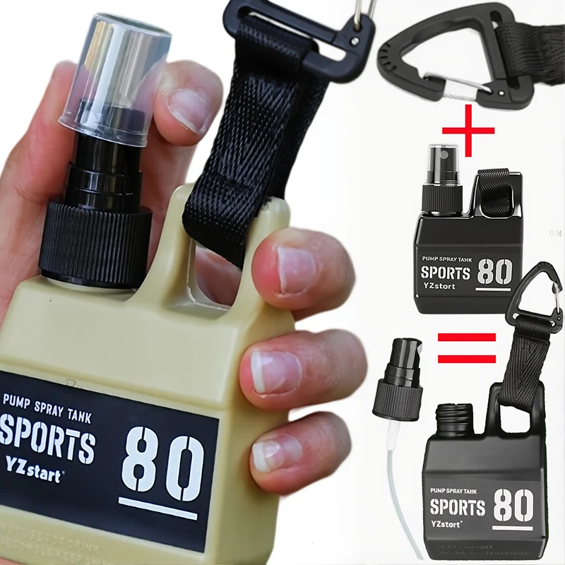 2/1Pcs Spray Bottle 80Ml Portable Camping Container With Bu…