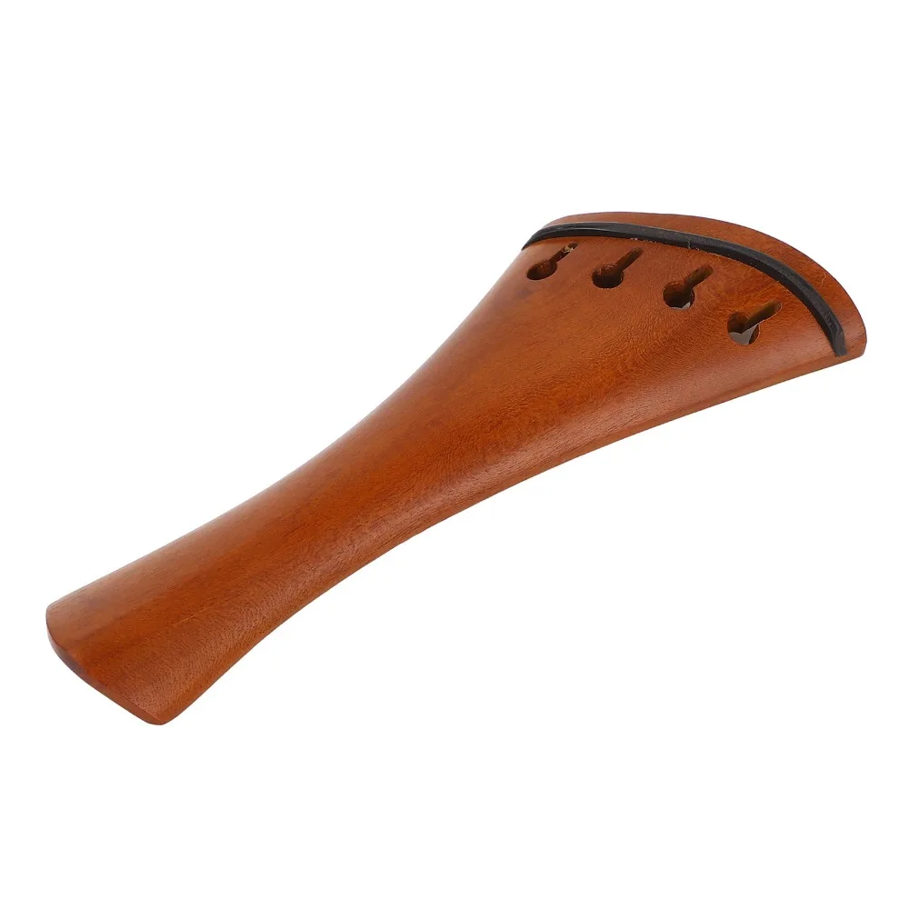 Premium 4/4 Size Violin Tailpiece Jujube Wood Wood Color Fiddle Tailpiece Violin Accessories For Violin