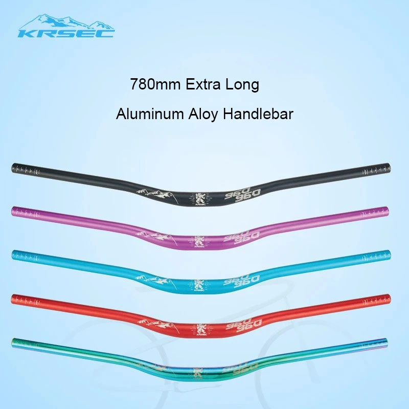 

Aluminum Alloy Mountain Handlebars 31.8x780mm Bicycle Downhill Colorful Handle Steering Wheel for Bicycle Cycling Accessories