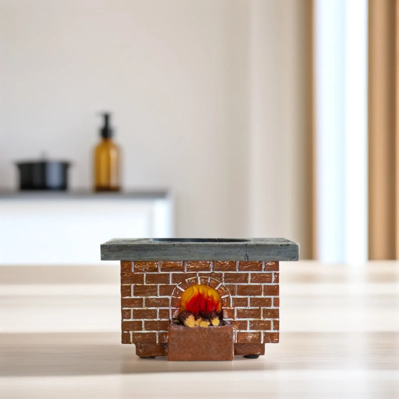 Retro Hearth Style Resin Planter Exquisite Small Flower Container for Succulent Plants Desktop Windowsill Indoor Outdoor Vintage