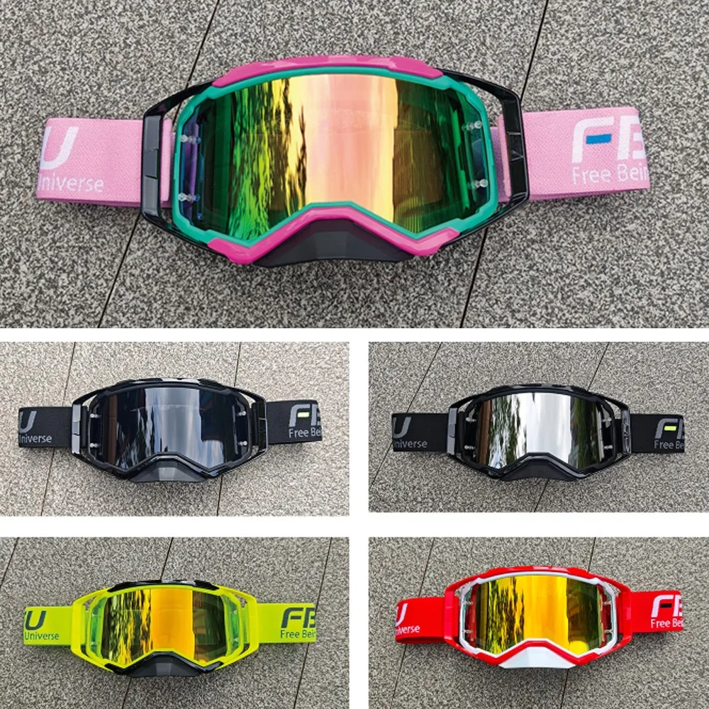 

Urban Highway Motorbike Eyewear Large Panoramic Anti UV Lens Sand Proof for Daily Long Distance Riding
