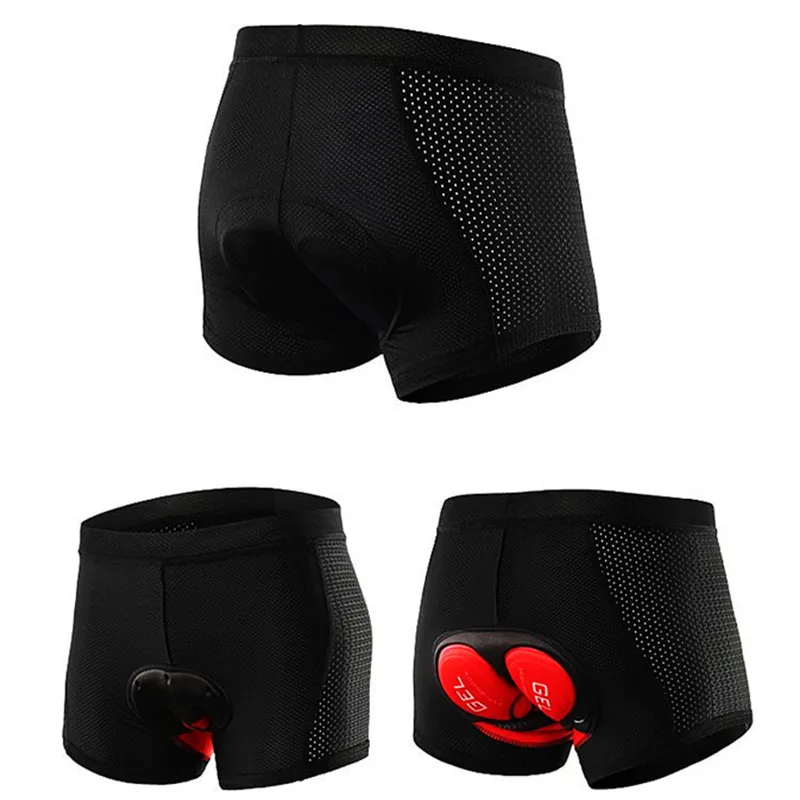 New Pro Breathable Cycling Shorts Cycling Underwear 5D Gel Pad Shockproof Bicycle Underpant MTB Road Bike Underwear Man Shorts