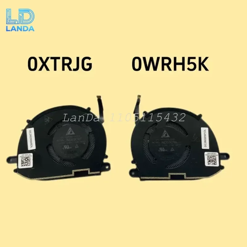 New Original Cooling Fan for Dell XPS 13 PLUS XPS 9320 0XTRJG 0WRH5K