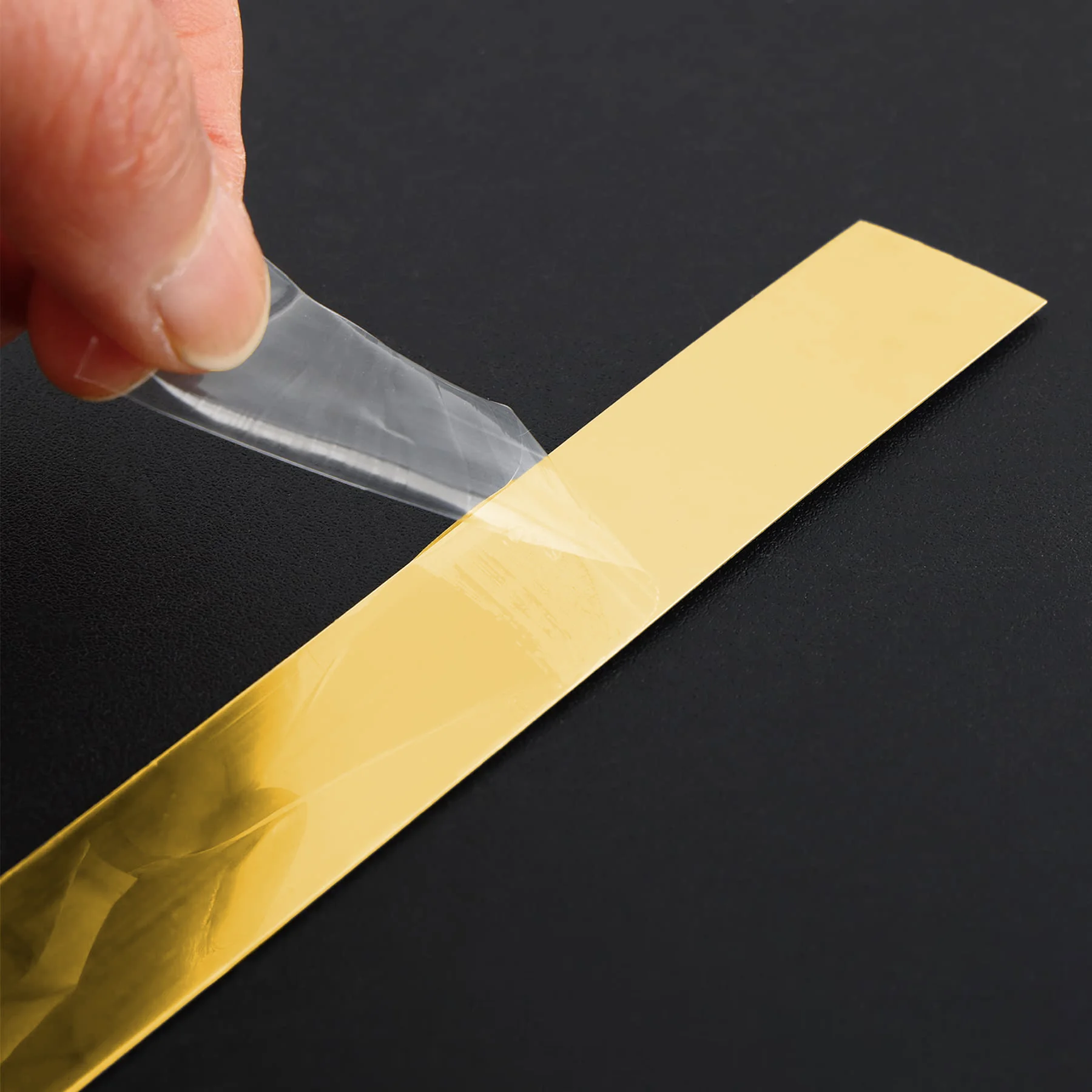 شريط زخرفي مسطح من الفولاذ المقاوم للصدأ بطول 2.5 متر، خط معدني لجدار الخلفية، شريط خصر من التيتانيوم، شريط مسطح. #5