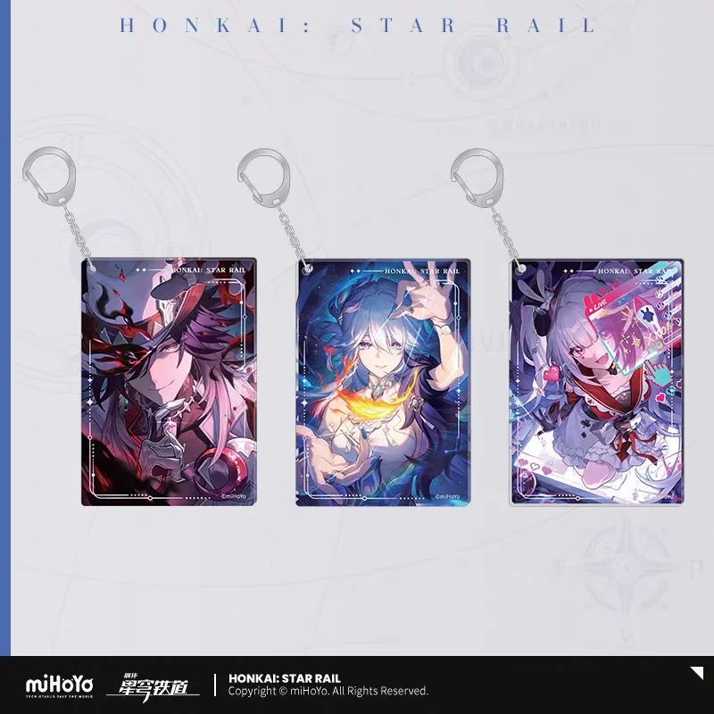 

Предзаказ: Официальный оригинальный акриловый брелок-подвеска miHoYo Honkai Star Rail из серии «Светящиеся конусы» (Авентурин, Яогуан) для косплея