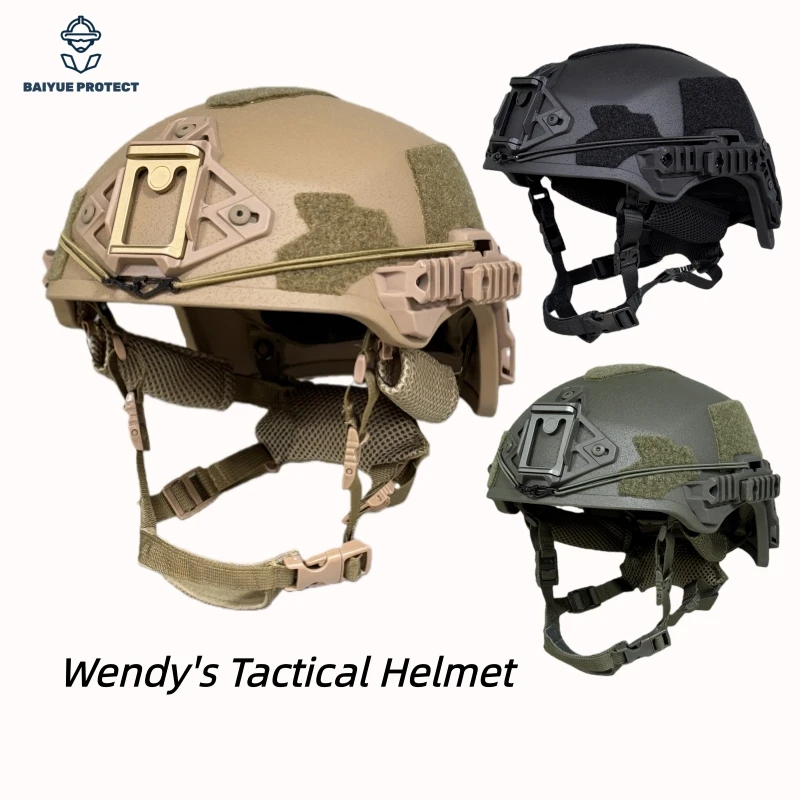 Adjustable Explosion Proof Training Helmet Anti Strike Safety Helmet for CS Tactical Training Security Guard Head Protection