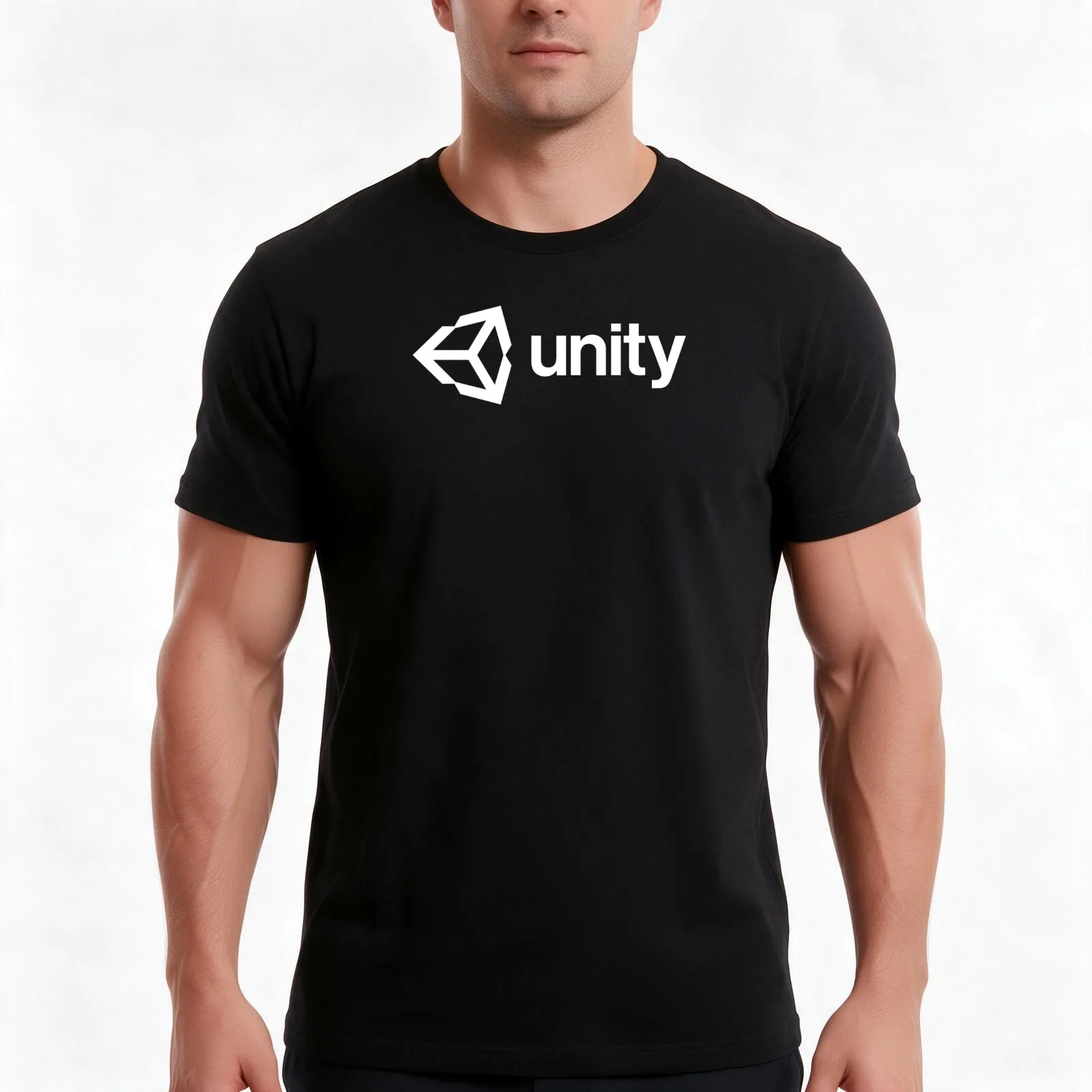Unity Gaming T-Shirt Summer Casual Cotton Tee Oversized Streetwear Tops Vintage Graphic Print Loose Fit Short Sleeve