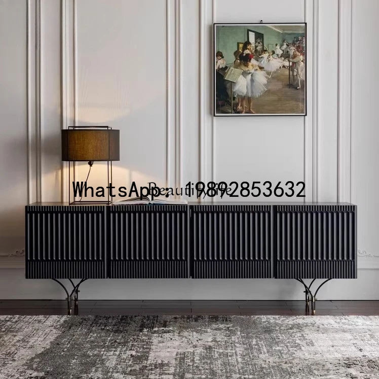 QQ -*Personalized creative TV locker Nordic style simple paint storage cabinet