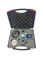 Kit adaptador de cilindro maestro de embrague de freno para herramienta de purga de frenos, juego Universal de repuesto de líquido de frenos para camión y coche en caja negra