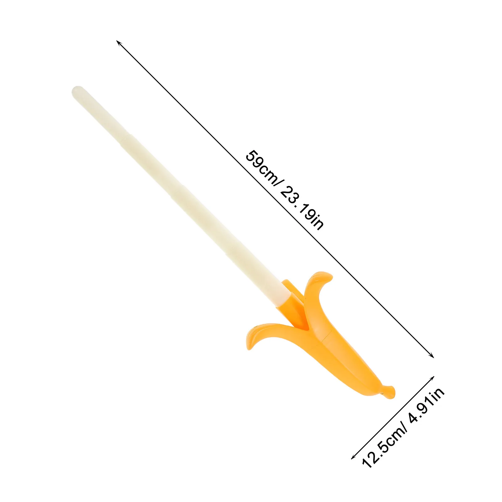 ดาบกล้วยพลาสติกแบบยืดหดได้สำหรับเด็ก พัฒนาทักษะการฟันดาบ ดาบเล่นน้ำหนักเบาแบบยืดหดได้สำหรับเล่นกลางแจ้งและในร่ม