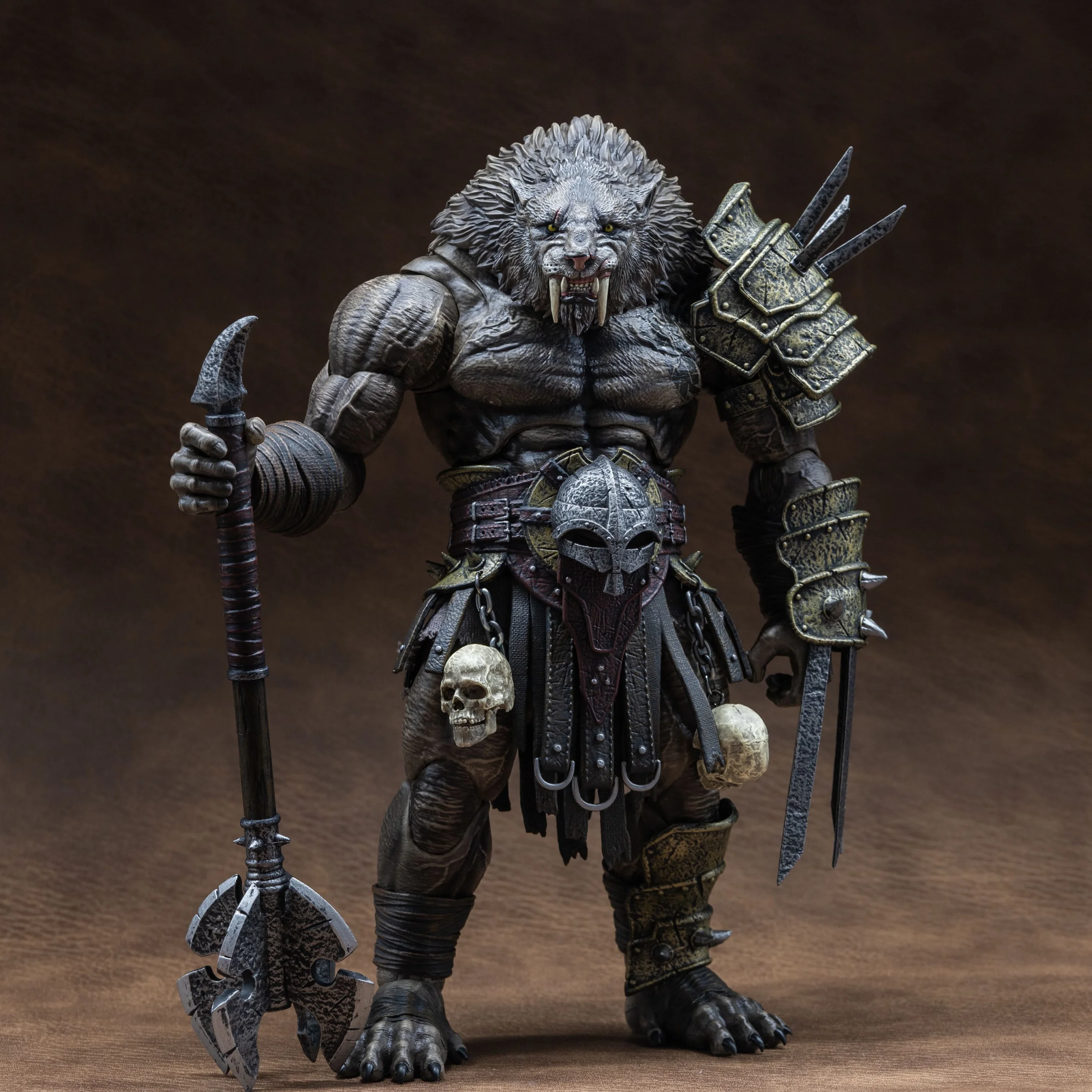 XesRay Gladiator Action Figure Glorious Battle Game Peripherals Exhibit Only Black Smilodon Figure Collectible Model Toys Kids