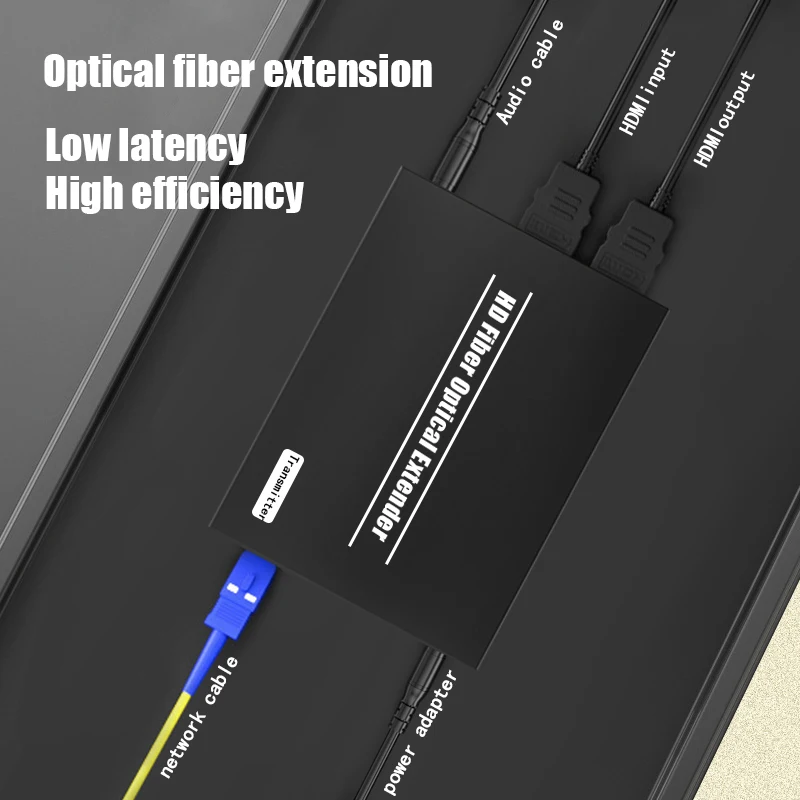 Hoom Single Mode SC Fiber to Ethernet Media Converter with A SFP LX Module 1.25G SFP Fiber to Copper RJ45 Media Converter 20KM