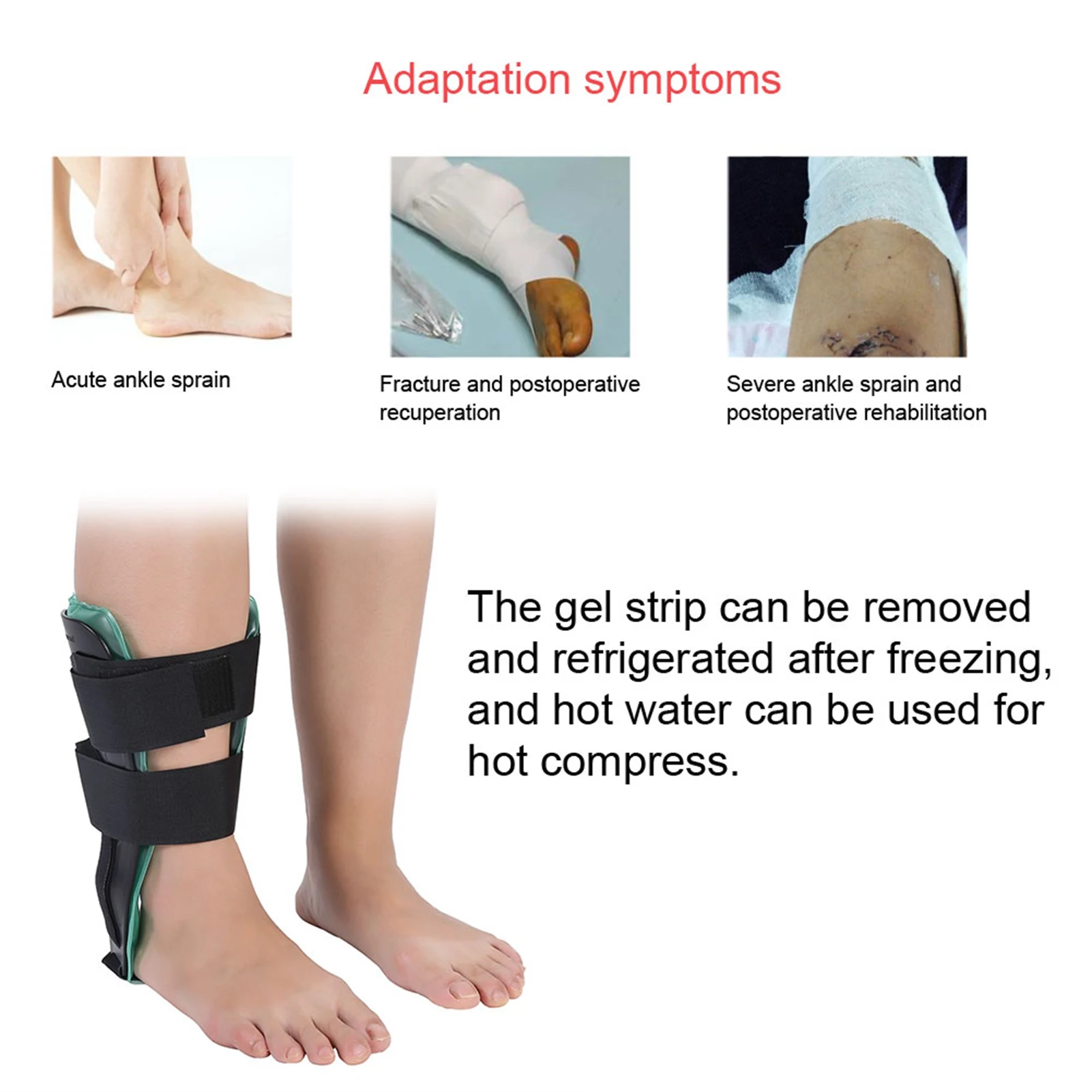 Ankle Foot Correction Adjustable Orthosis  Ankle Foot Drop Postural Corrector Brace Support Splint Tool Ankle Support